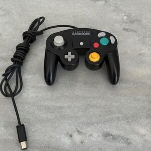 Nintendo GameCube Controller Official OEM Black DOL-003 Tested Works
